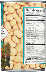 EDEN FOODS: Organic Butter Beans Low Fat, 15 oz