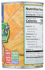 EDEN FOODS: Bean Refried Black Organic, 16 oz
