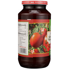 EDEN FOODS: Tomato Crushed Organic Amber Glass, 25 oz