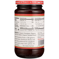 EDEN FOODS: Tomato Crushed Amber Glass, 14 oz