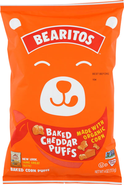 BEARITOS: Baked Cheddar Puffs, 4 oz