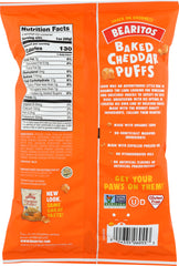 BEARITOS: Baked Cheddar Puffs, 4 oz