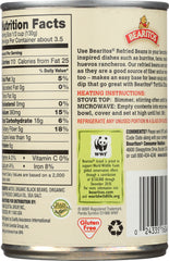 LITTLE BEAR: Bearitos Organic Refried Black Beans Vegetarian, 16 oz