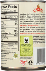 LITTLE BEAR: Bearitos Organic Traditional Refried Beans, 16 Oz