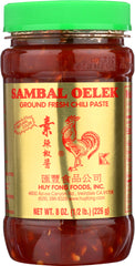 HUY FONG: Sambal Oelek Ground Fresh Chili Paste, 8 oz
