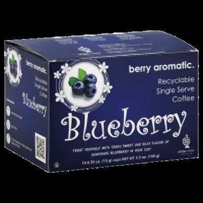 WHITE COFFEE: Single Serve Coffee Blueberry, 10 pc