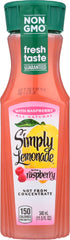 SIMPLY ORANGE: Juice Lemonade Raspberry, 340 ml