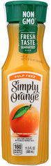 SIMPLY ORANGE: Orange Pulp Free Juice, 340 ml