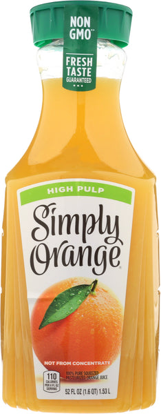 SIMPLY: Orange High Pulp Juice, 52 oz