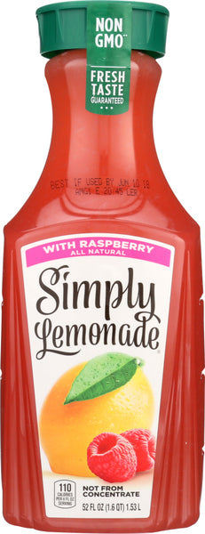 SIMPLY: Raspberry Lemonade Juice, 52 oz