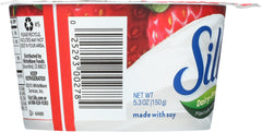 SILK: Yogurt Alternative Dairy-Free Strawberry 5.3 oz