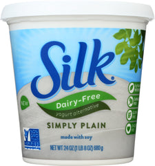 SILK: Dairy Free Plain Yogurt Alternative, 24 oz