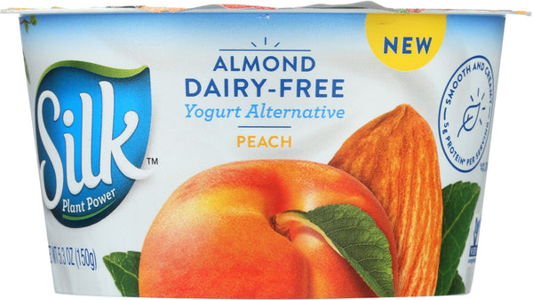 SILK: Almond Dairy Free Yogurt Alternative Peach, 5.3 oz