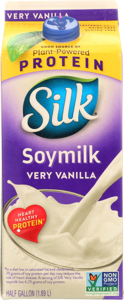 SILK: Very Vanilla Soymilk, 64 oz