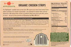 APPLEGATE: Organic Chicken Strips, 8 oz