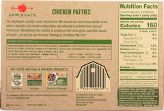 APPLEGATE NATURALS: Chicken Patties, 12 oz