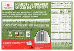 APPLEGATE NATURALS: Homestyle Breaded Chicken Breast Tenders, 8 oz