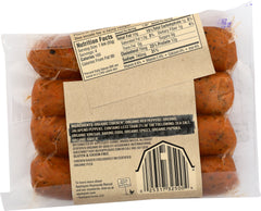 APPLEGATE: Organic Fire Roasted Red Pepper Chicken Sausage, 12 oz