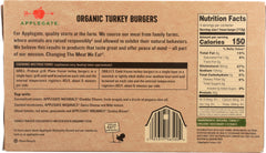 APPLEGATE FARMS: Organic Turkey Burgers, 16 oz