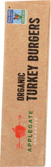 APPLEGATE FARMS: Organic Turkey Burgers, 16 oz