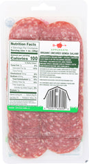 APPLEGATE: Organics Uncured Genoa Salami, 4 oz