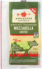 APPLEGATE: Naturals Mozzarella Cheese, 6 oz