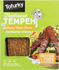 TOFURKY: Smoky Maple Bacon Marinated Tempeh Strips, 7 oz