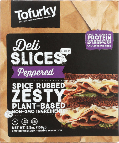 TOFURKY: Deli Slices Peppered, 5.5 oz