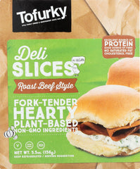 TOFURKY: Roast Beef Style Deli Slices, 5.5 oz