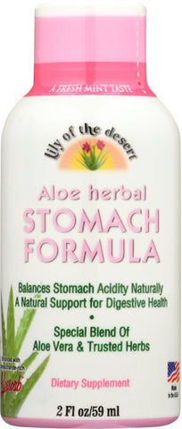 LILY OF THE DESERT: Stomach Formula Shot, 2 fl oz