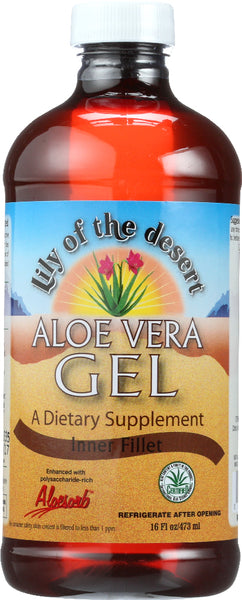 LILY OF THE DESERT: Aloe Vera Gel Inner Fillet, 16 oz