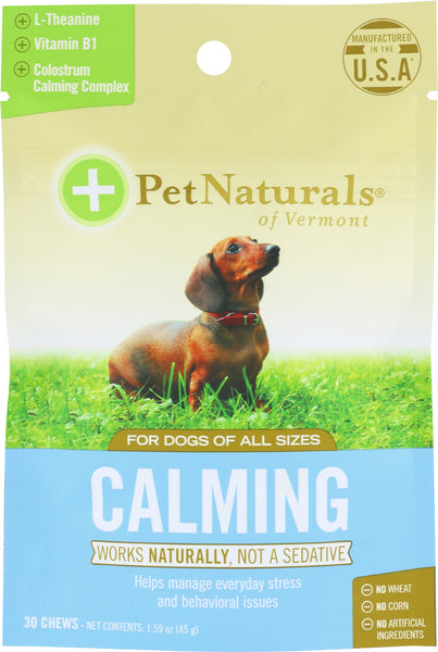 PET NATURALS OF VERMONT: Dogs Calming Chew, 1.59 oz