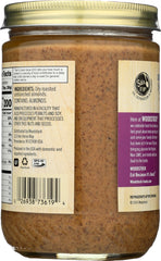 WOODSTOCK: Almond Butter Unsalted Smooth, 16 oz