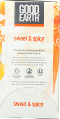 GOOD EARTH: Herbal & Black Tea Blend Original Sweet And Spicy, 18 bg