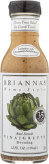 BRIANNAS: Home Style Dressing Real French Vinaigrette, 12 oz