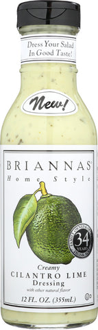 BRIANNAS: Creamy Cilantro Lime Dressing, 12 oz