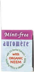 AUROMERE: Ayurvedic Herbal Toothpaste Mint-Free, 4.16 oz