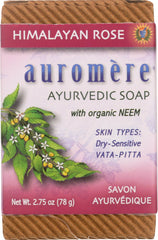 AUROMERE: Soap Bar Himalayan Rose 2.75 oz