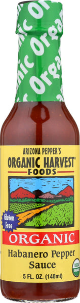 ORGANIC HARVEST FOODS: Habanero Pepper Sauce, 5 oz