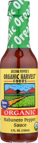 ORGANIC HARVEST FOODS: Habanero Pepper Sauce, 5 oz