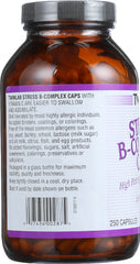 TWINLAB: Stress B Complex High-Potency Caps with Vitamin C, 250 Capsules
