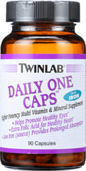 TWINLAB: Daily One Caps Multivitamin & Mineral with Iron, 90 Capsules