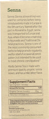 ALVITA: Organic Senna Tea Herbal Supplement Caffeine Free 24 Tea Bags, 1.61 oz