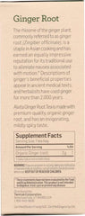 ALVITA: Ginger Tea Root Organic, 24 bg