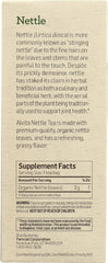 ALVITA: Organic Nettle Tea Caffeine Free, Gluten Free, Herbal Supplement, 24 Bg