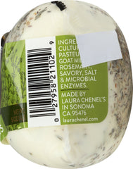 LAURA CHENELS: Fresh Goat Cheese Thyme and Rosemary Chabis, 5 oz