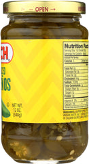 HATCH: Nacho Sliced Jalapenos, 12 oz