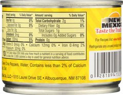 HATCH: Peeled Green Chiles Diced Mild, 4 oz
