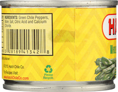 HATCH: Whole Green Chiles Mild, 4 oz