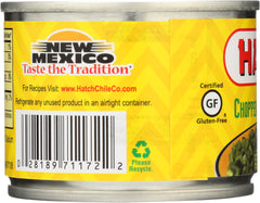 HATCH: Peeled Chopped Green Chiles Mild, 4 oz
